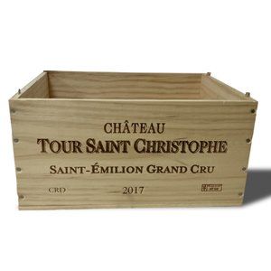 Wine crate, wood crate, wooden wine crate